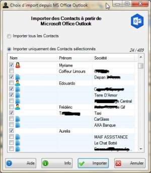 Microsoft Office Outlook Import Option 2