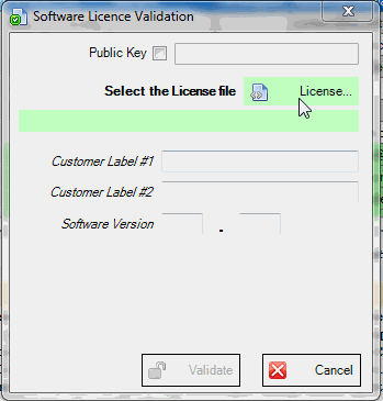 Freeware License Window