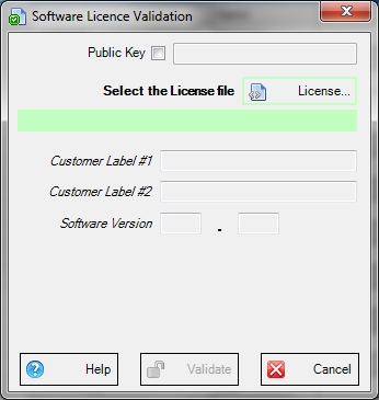 License Window