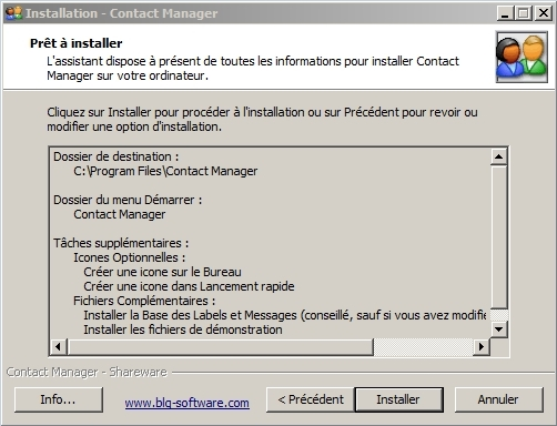 Etape 8.  Installation Logicielle