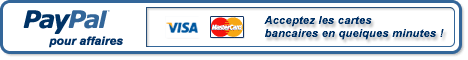 Ouvrez un compte PayPal et acceptez d�s aujourd'hui les paiements en ligne.